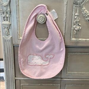 Vineyard Vines Baby Bib Seersucker
